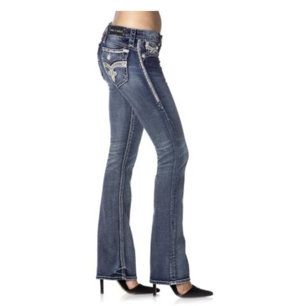 Rock Revival - Womens Yeon Bootcut Jeans Size 27 Style RP235b206